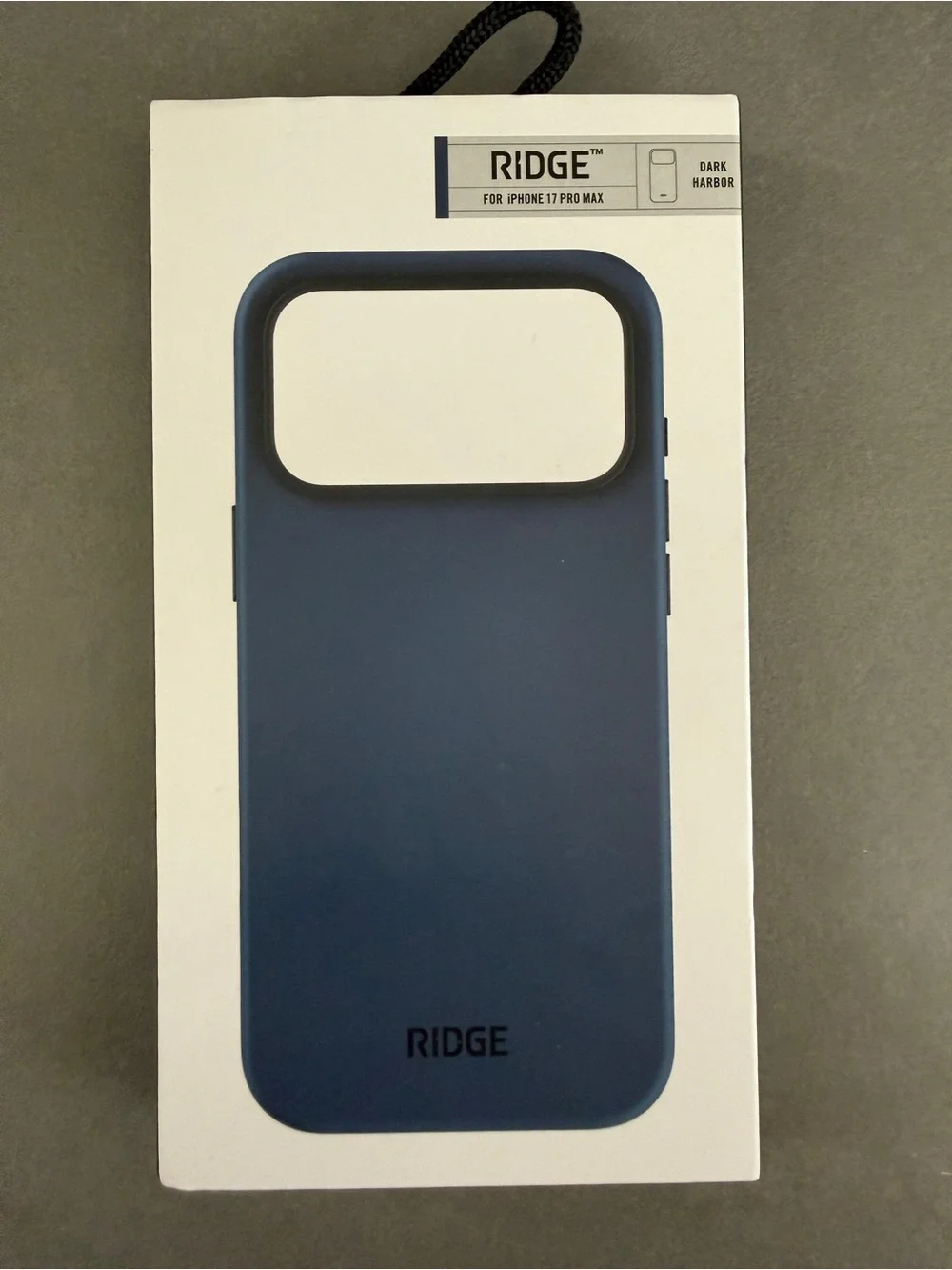 Ridge Phone Case, iPhone 17 Pro Max, Dark Harbor
